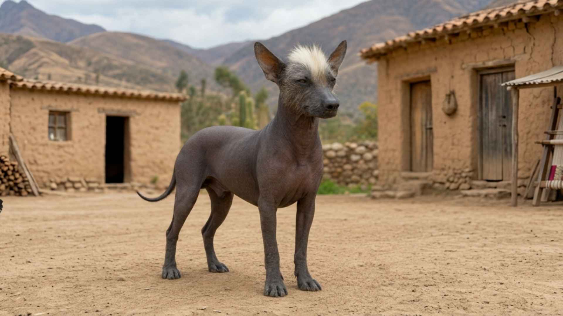 Khala boliviano perro sin pelo